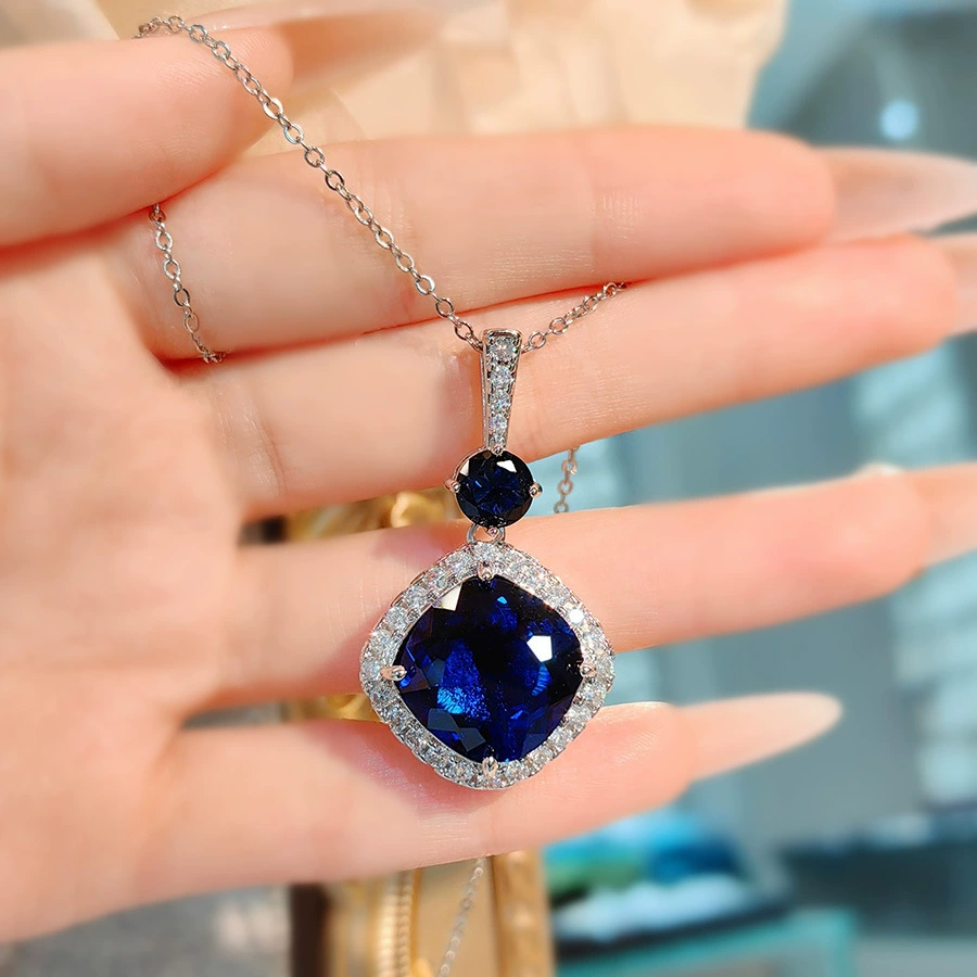 П pendant из сапфира королевский, серьги, кольцо, набор
