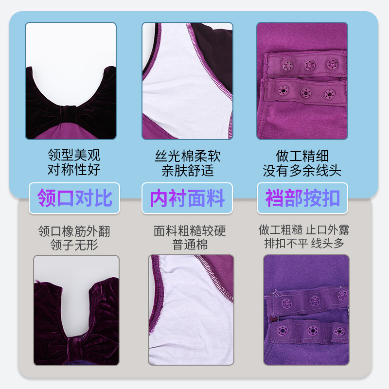Children's Dance Clothing, Girls' Practice Clothes, Autumn and Winter Long-Sleeved Girls' Chinese Dance Examination Clothes, Body Ballet Dance Clothes Children's Dance Clothing, Girls' Practice Clothes, Autumn and Winter Long-Sleeved Girls' Chinese Dance Examination Clothes, Body Ballet Dance Clothes