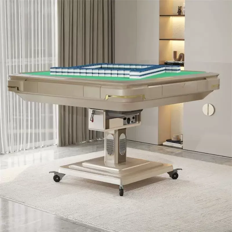 折叠款麻将机全自动麻将机新款取暖腿电动麻将桌麻将馆餐桌款家用