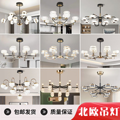 中山照明器具鉄芸シャンデリア客間ランプ軽豪華現代シンプル家庭用北欧メインランプ個性寝室レストラン