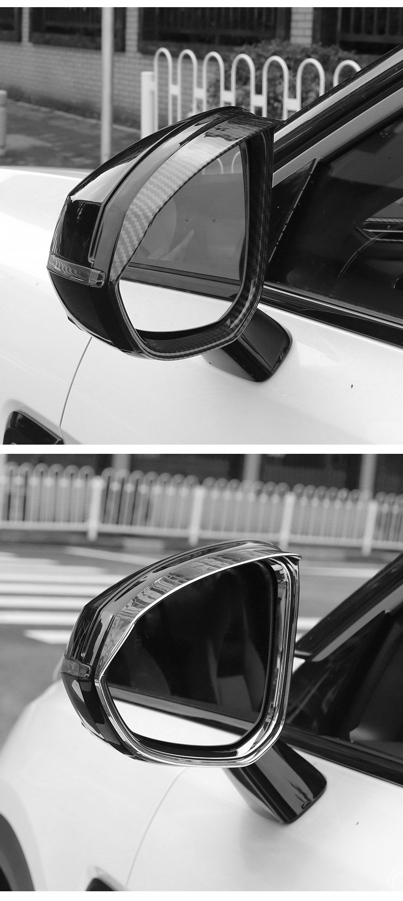 Suitable for the new 21 Lynk 010203/03 0506 special rearview mirror rain eyebrow rain shield return rain strip