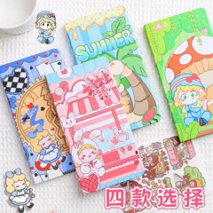 Creative and cute weeks notebook with square pages, weekly plan, notebook paper, new cute notebook