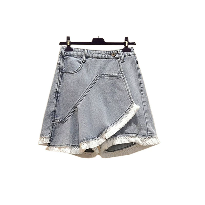 Summer set, jeans with letters, western style, drawstring, with short sleeve
