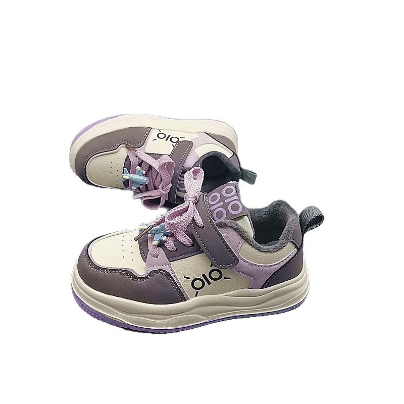 Zapatos infantiles de cuero de algodón, zapatos de skate para niños y niñas, zapatos deportivos de moda para niños, zapatos casuales para niños