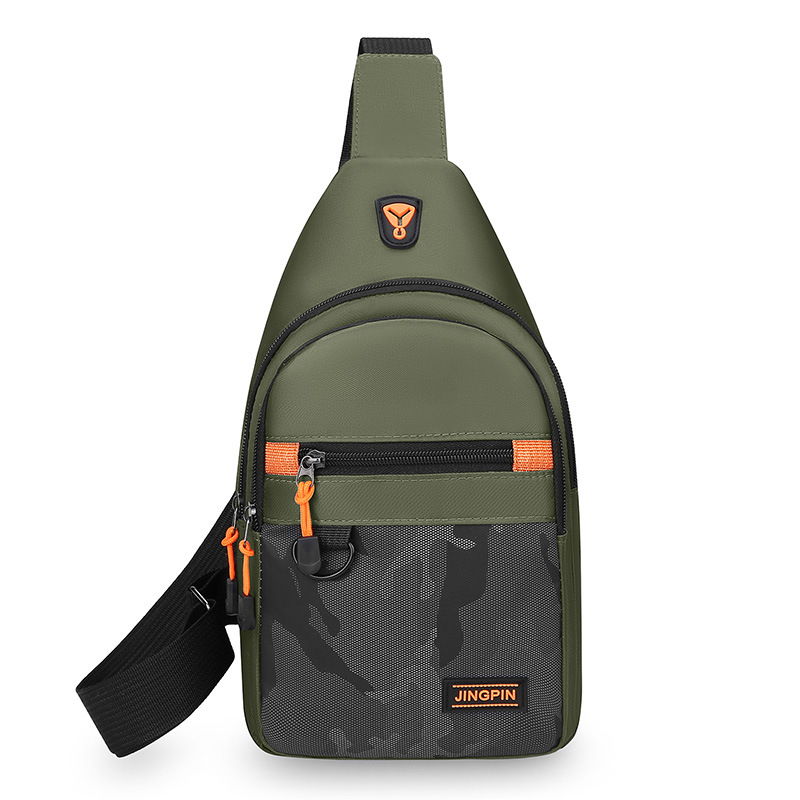 Bolso de pecho simple para hombres, bolso de moda, bolso de hombro, bolso de transporte de gran capacidad, bolso de transporte de ocio al aire libre