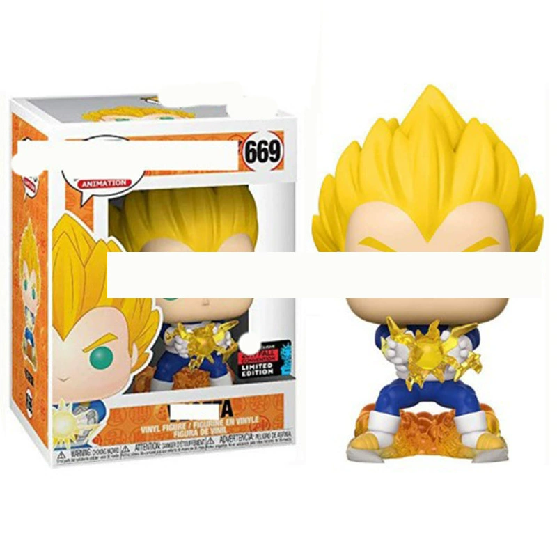 Вегета из Dragon Ball Z/Dragon Ball Super, Супер Саян, ручная модель, аниме-периферия
