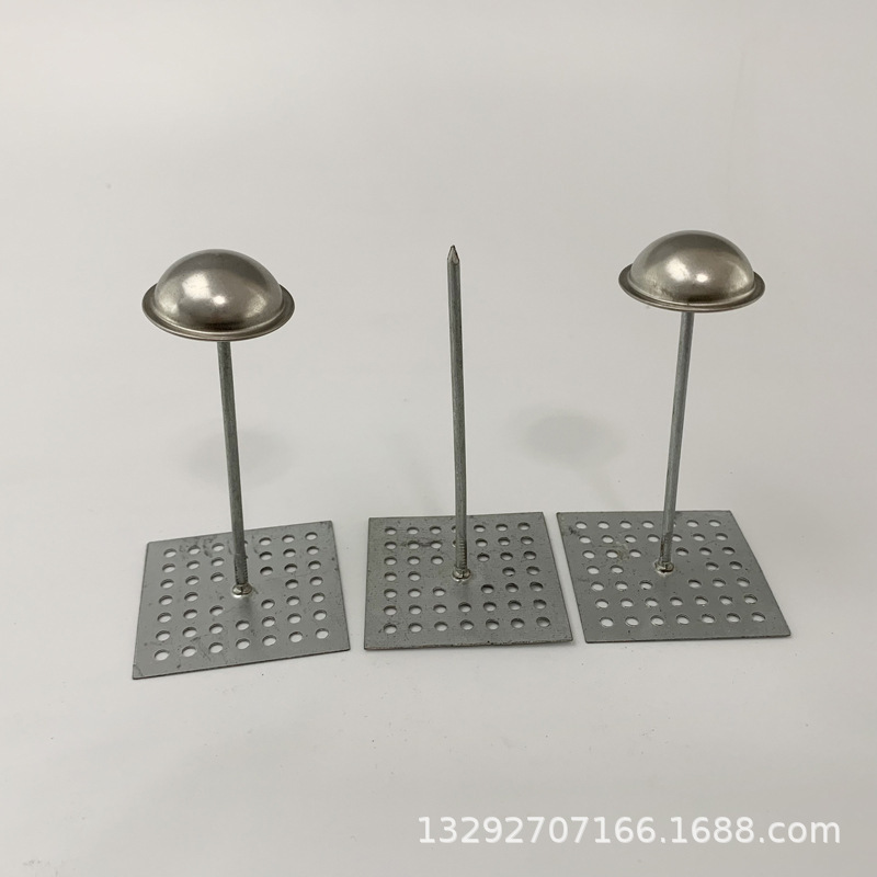 断熱釘、断熱ロックウール釘、粘着釘、固定ガラスロックウールアンカーネジ、エアコンダクト粘着多孔質釘|undefined