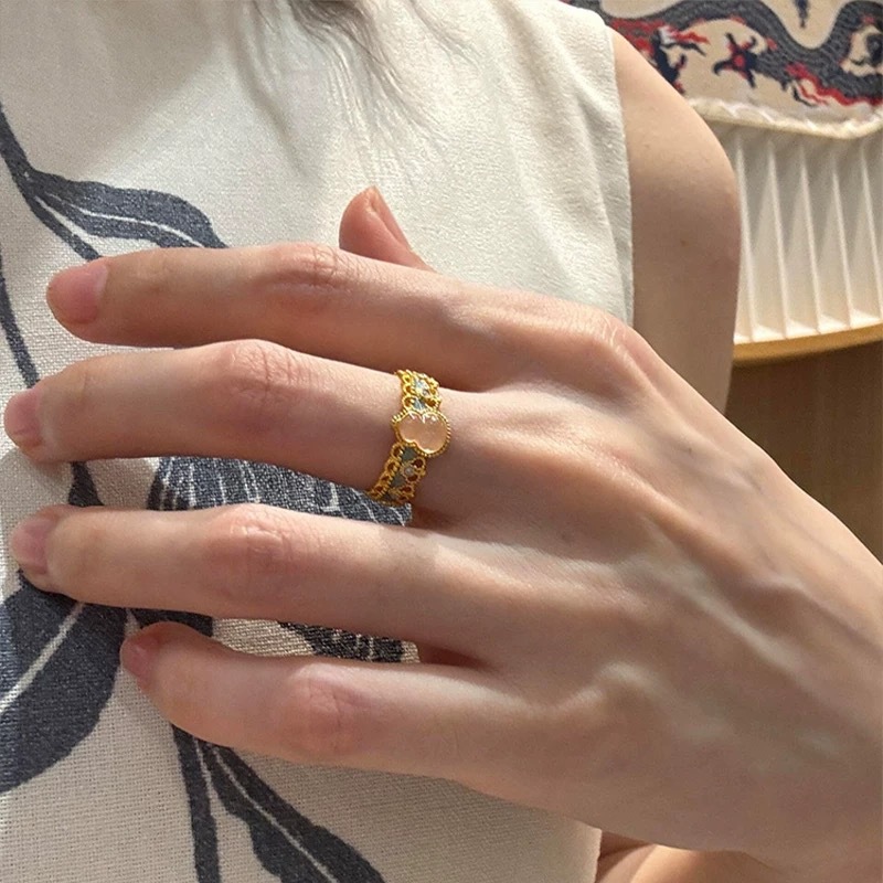 Zlatý obchod s perlou, nefritový tykevový prsten, náramek, oblek pro nový design výklenku, oblek pro živé exploze._voghion.com