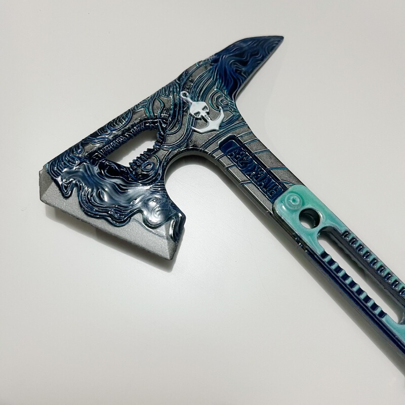 デルタ周辺黒海トマホーク武器モデル合金武器装飾品黒海手斧同じ実物おもちゃ|undefined