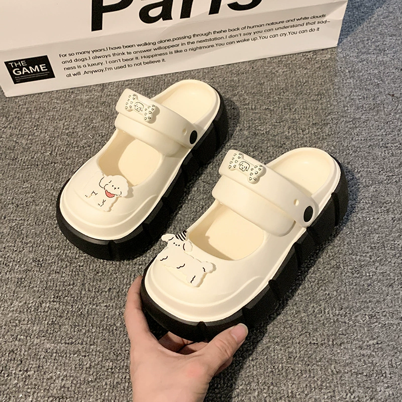 Летние шлепки, обувь, модная универсальная платформа слайд