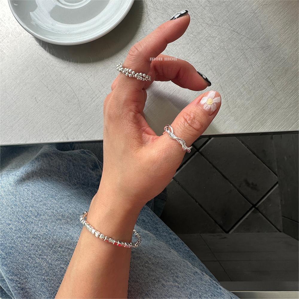 6g Weight Open Rings Classification 1 Piece Quantity Holiday, Travel, Daily Occasion 925 Sterling Silver Material Heart Shape Pattern Women's Gender Casual, Elegant, Streetwear Style 925 Sterling Silver Heart Shape Open Rings 无
