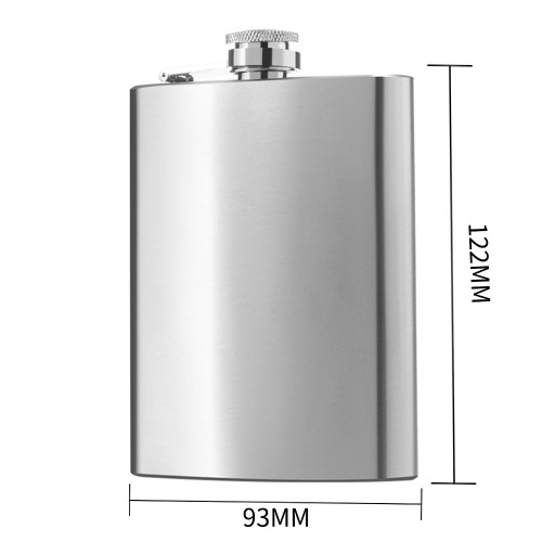 Factory-supplied Amazon flash skin stainless steel wine jug, stainless steel Russian portable outdoor small wine bottle