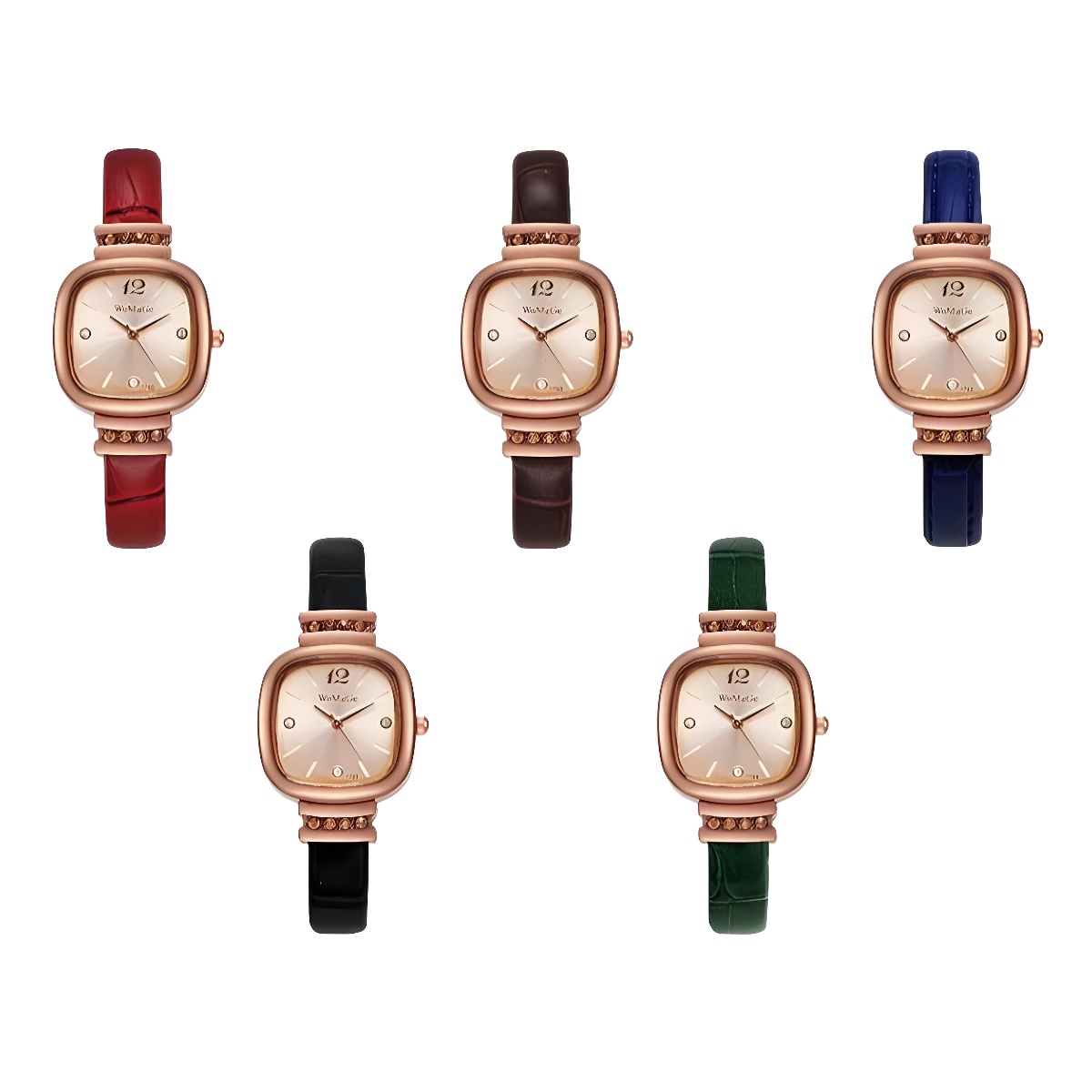 2024 Tiktok Live Gift Watch Face Student Small Square Watch Women's Square Watch Small Sugar Cube Quartz Trend