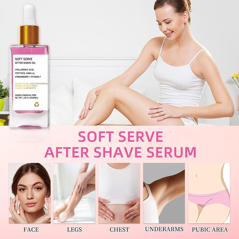 Cross-Border Barubt Post-Shave Smoothing Skin Body Care Essence 40ml Can Be Used All over the Body for Long-Lasting Moisturizing