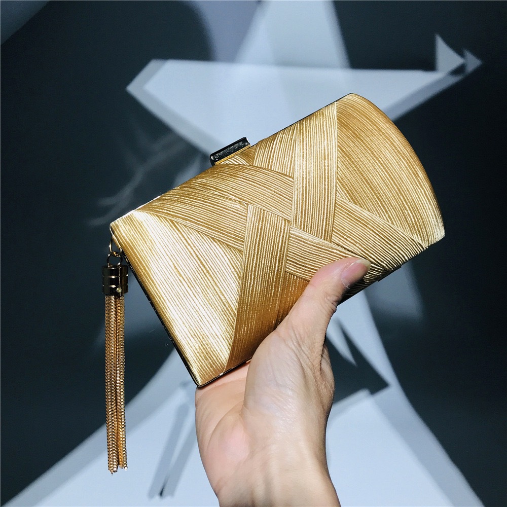 2025 New Cross-Border Pleated Clutch Evening Bag For Women, Elegant Party Bag For Wedding And Formal Gowns - Thumbnail 3