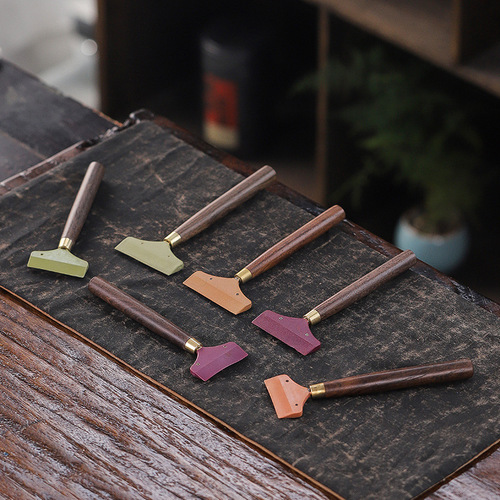 Silicone tea brush tea table wiper accessories drainer tea tray brush scraper Kung Fu tea set tea ceremony spare parts