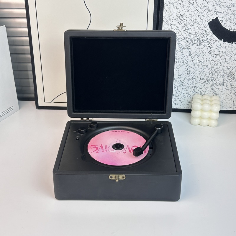 レトロ追星CDプレーヤーCD機音響bluetooth音響一体発熱級アルバムCD追星プレゼント|undefined