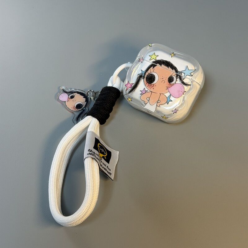 Cross-Border Applicable AirPods 4Th Generation Protective Case 1/2/3/4Th Generation Pro3 Apple Bluetooth Earphones Blowing Bubbles Xiaoyu
