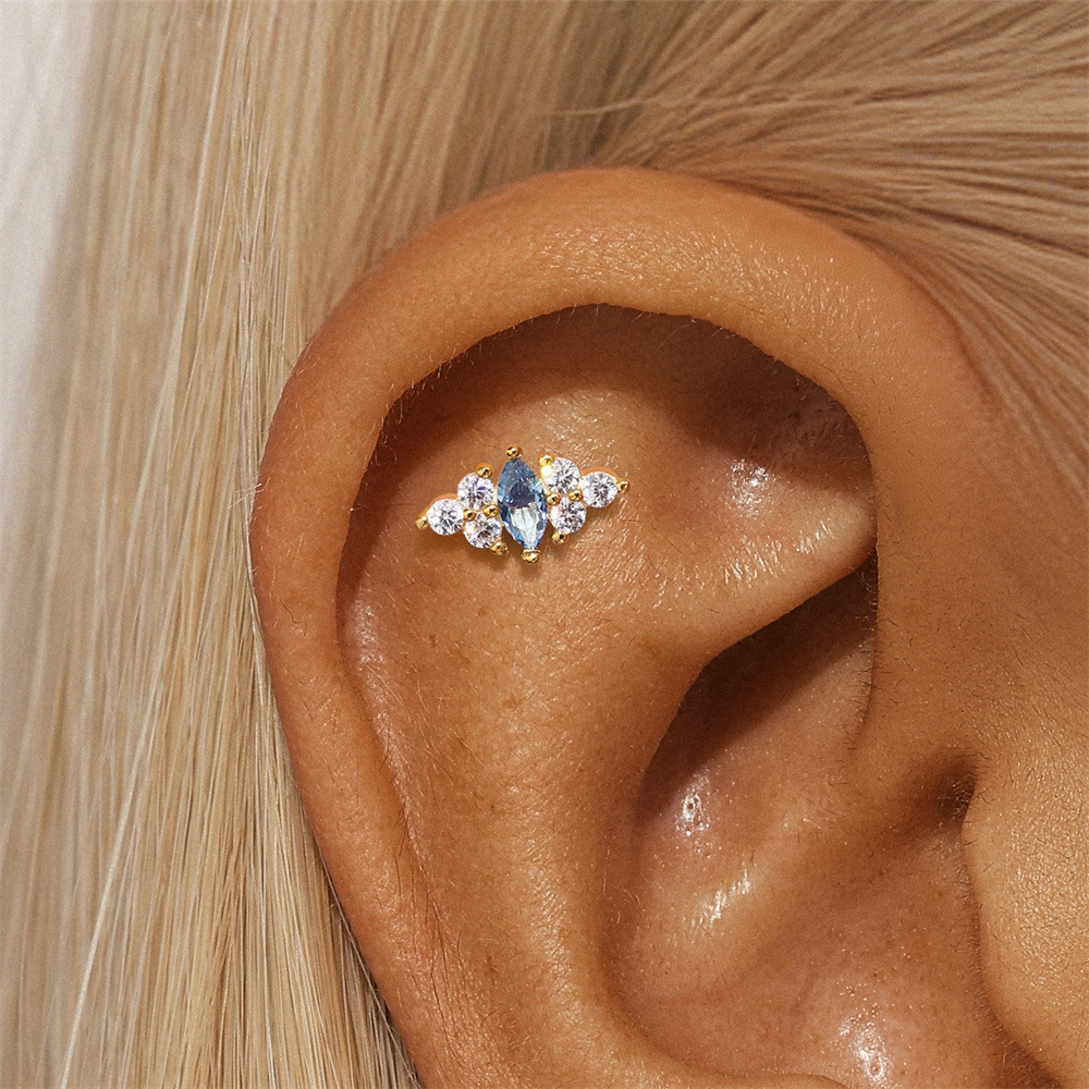 1g Weight Zircon Inlay Material Ear Studs Classification Ear Cartilage Rings & Studs Piercing Type 1 Piece Quantity Daily Occasion 925 Sterling Silver Material Geometric Pattern All Seasons Season Unisex Gender Elegant, Simple Style Style 1 Piece Ear Cartilage Rings & Studs Elegant Simple Style Geometric 925 Sterling Silver Zircon Ear Cartilage Rings & Studs 15