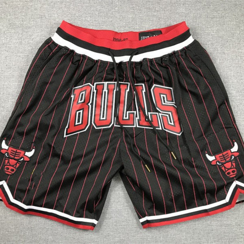 Bulls Sports Pants Chicago Bulls Basketball Pocket Pants Dense Embroidery Pants Retro Basketball Shorts Striped Bulls Sports Pants Chicago Bulls Basketball Pocket Pants Dense Embroidery Pants Retro Basketball Shorts Striped