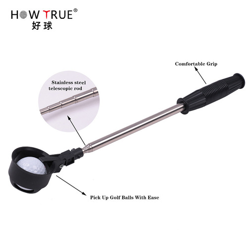 Golf 8-section antenna pole stainless steel ball pick-up golf ball pick-up club pick-up golf supplies