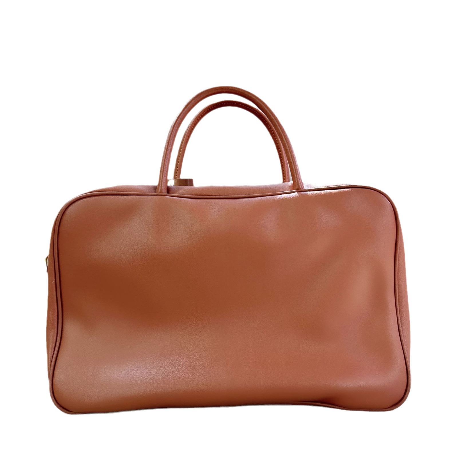 2024 Nuova valigetta in pelle Bowling Borsa a tracolla a spalla per pendolari di grande capacità Borsa da donna_voghion.com