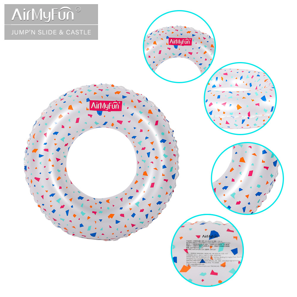 AMF| Anillo de natación red red natación para adultos anillo inflatable anillo de PVC anillo de natación de flores