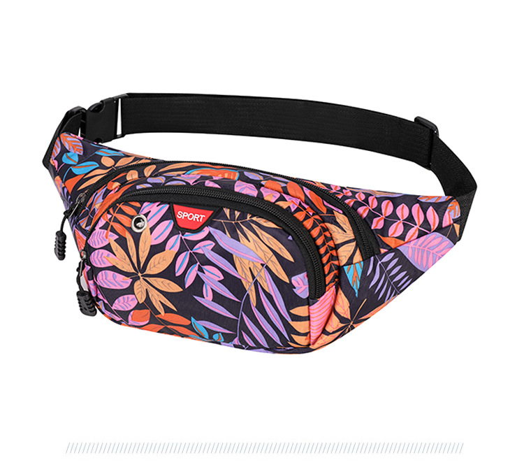 Creative, versatile, fashionable landscape pictures, women's running, cycling, crossbody and close-fitting waist bags, cross-border wholesale and distribution undefined