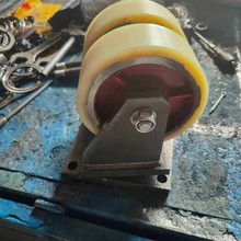 现货直销 8寸10寸尼龙双排万向轮5吨10吨12寸尼龙双轮超重型脚轮