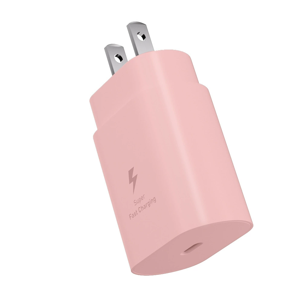 Зарядное устройство для стены совместимо с Samsung и Apple 25W USB-C быстрая зарядка, компактный 7.7×4.2×2.7 см