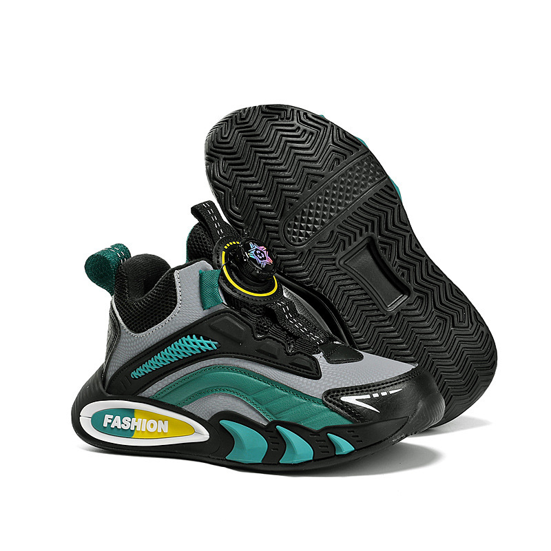 검정색과 녹색 가죽