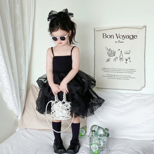 Little girl fashion handbag retro princess woven pearl crossbody bag  new style girls wear accessories bag