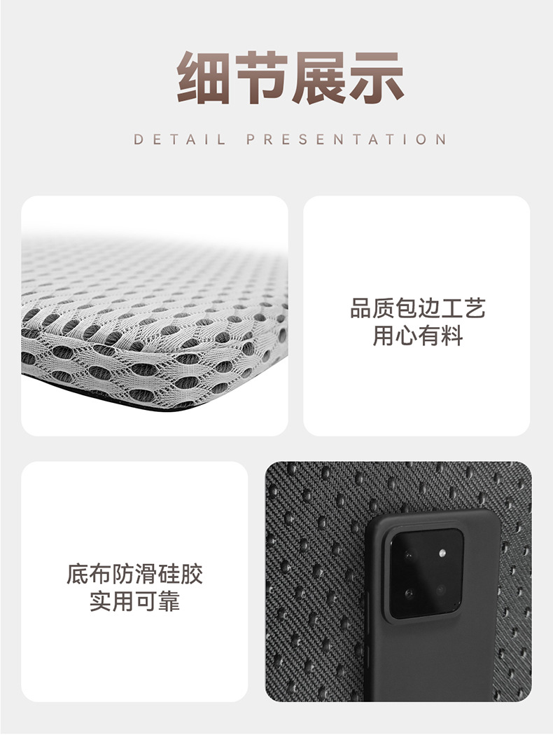 Manufacturer Dropshipping Car Seat Cushion, Car Seat, Mesh Memory Foam Cushion, Long-Term Sitting and Not Tired, Summer Fart Cushion