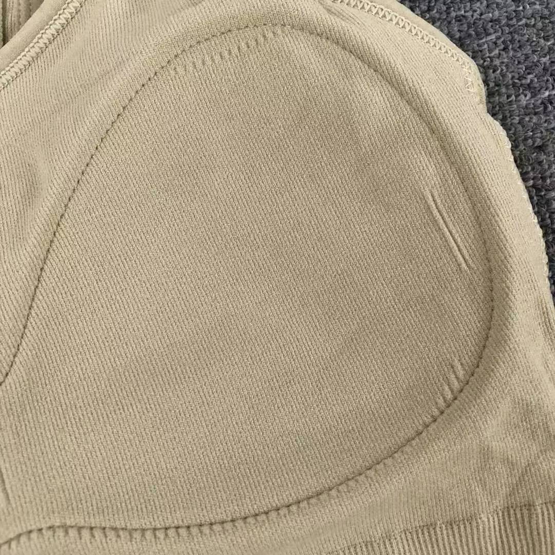 Nueva taza fija sin costuras de alta calidad, chaleco de dama sin anillo de acero, bra de yoga, ropa interior deportiva, mujer al por mayor image 6