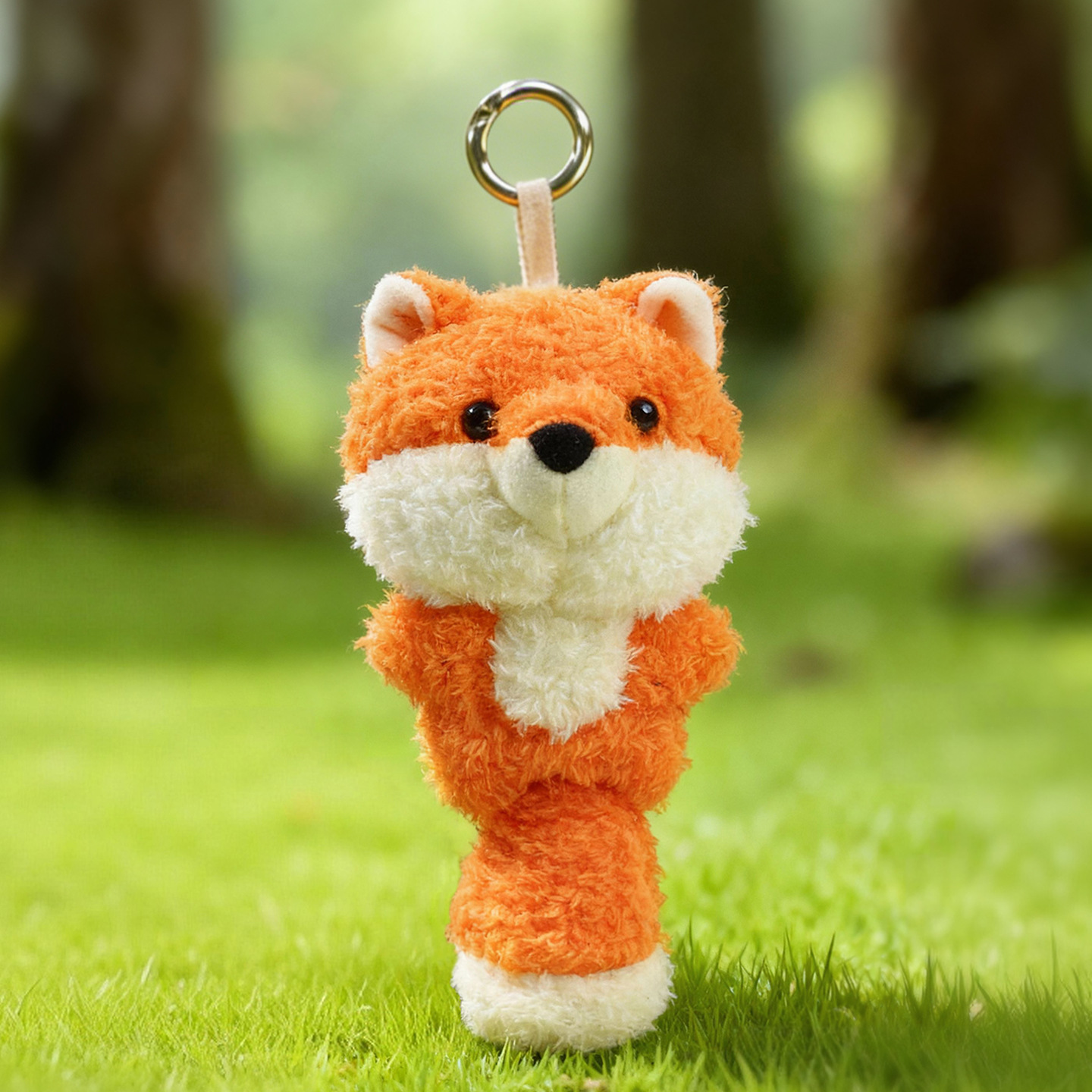 KOKI casa peluche colgante bolígrafo descomprimir muñeca pequeño llavero lindo ardilla regalo de estudiante bolsos creativos colgante