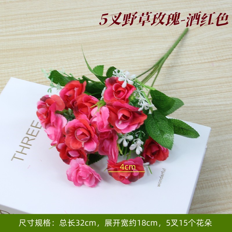 Wild grass rose wine red
