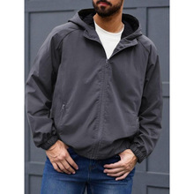 H 46673 Korean loose hooded outdoor jacket ���������ñ����