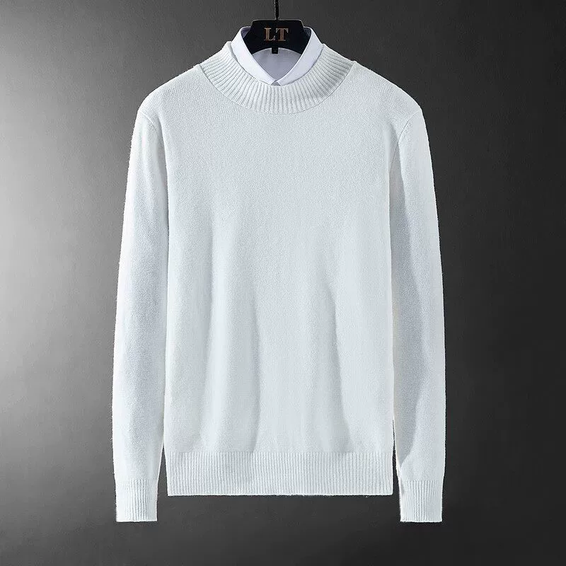2020 мужской свитер, мужской весенне-осенний новый повседневный свитер с круглым вырезом, корейский стиль, модный, красивый
