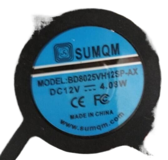 全新SUMQM BD8025VG12SP-AX DC12V 4.03W 8CM 轴流风机 散热风扇