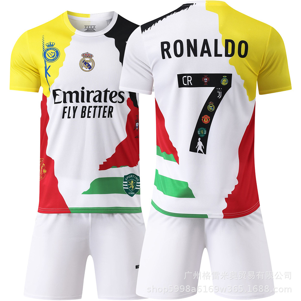 Cristiano Ronaldo x Other x Real Madrid 2024/25 Career Mashup Jersey Multicolor