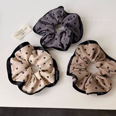 韩系复古花朵大肠发圈女早秋气质扎头发头绳高级感低丸子发绳发饰