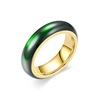 Ring jade stainless steel, design jasper, retro accessory for beloved, trend of season, European style, wholesale