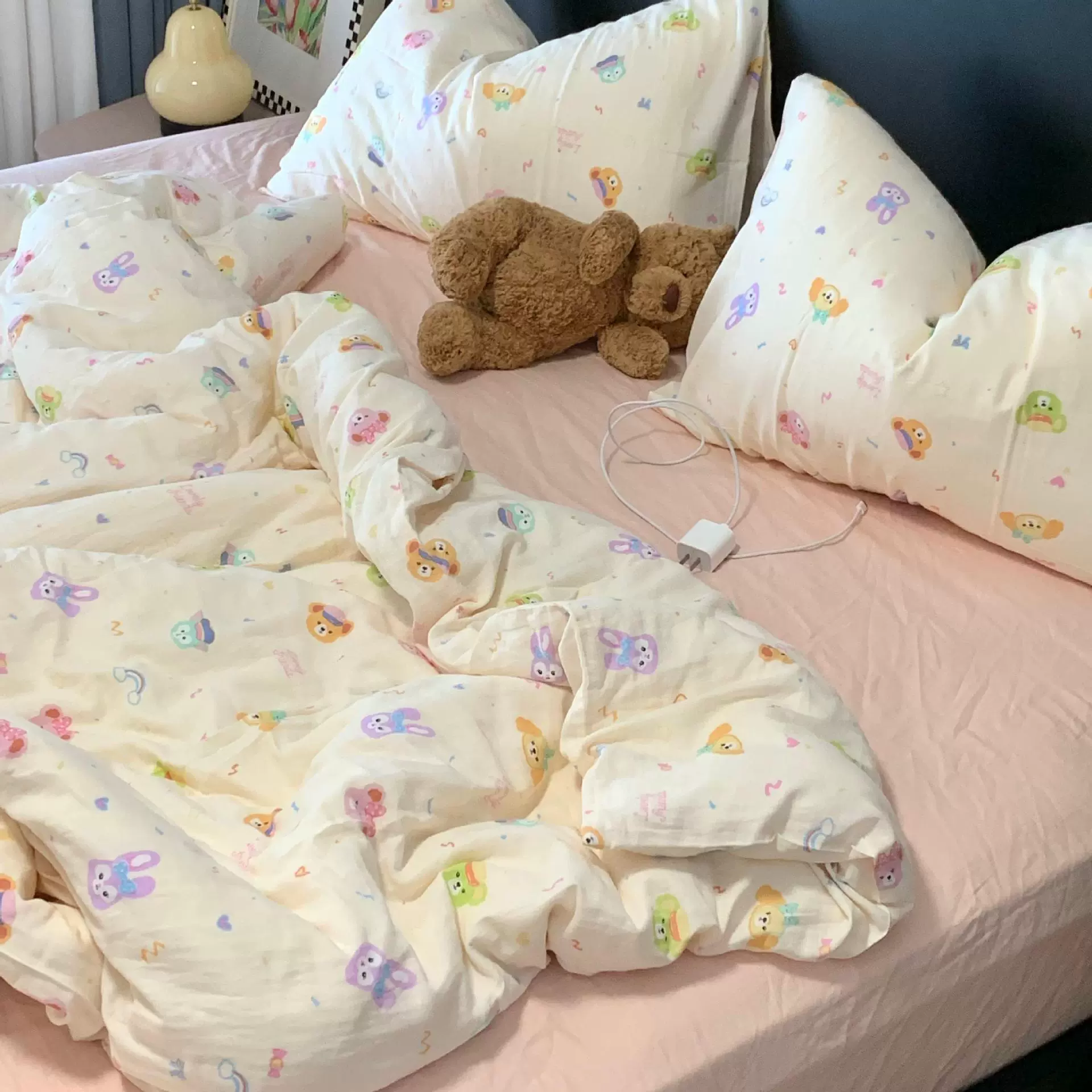 Cotton double-layer gauze fresh duvet cover