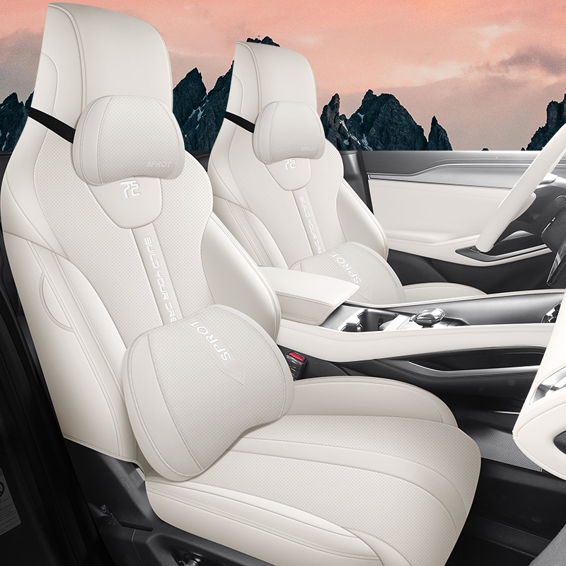 Modelə uyğun (Original) oturacaq örtükləri: BYD Universal Full Coverage Leather - white