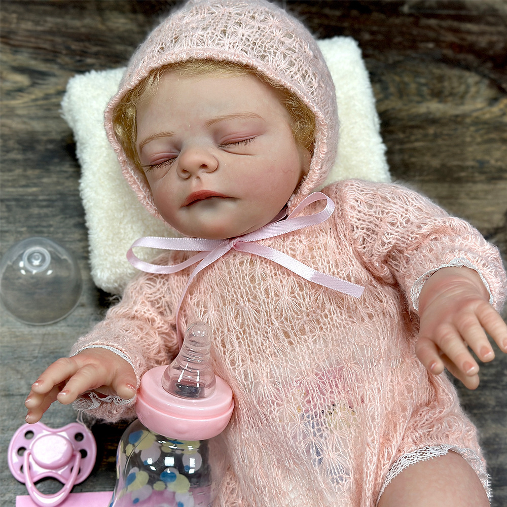 Simulación 43 juguetes para bebés y niñas CM transfronterizos renacimiento de la fuente de mercancías muñecas pesadas muñecas tranquilizadoras