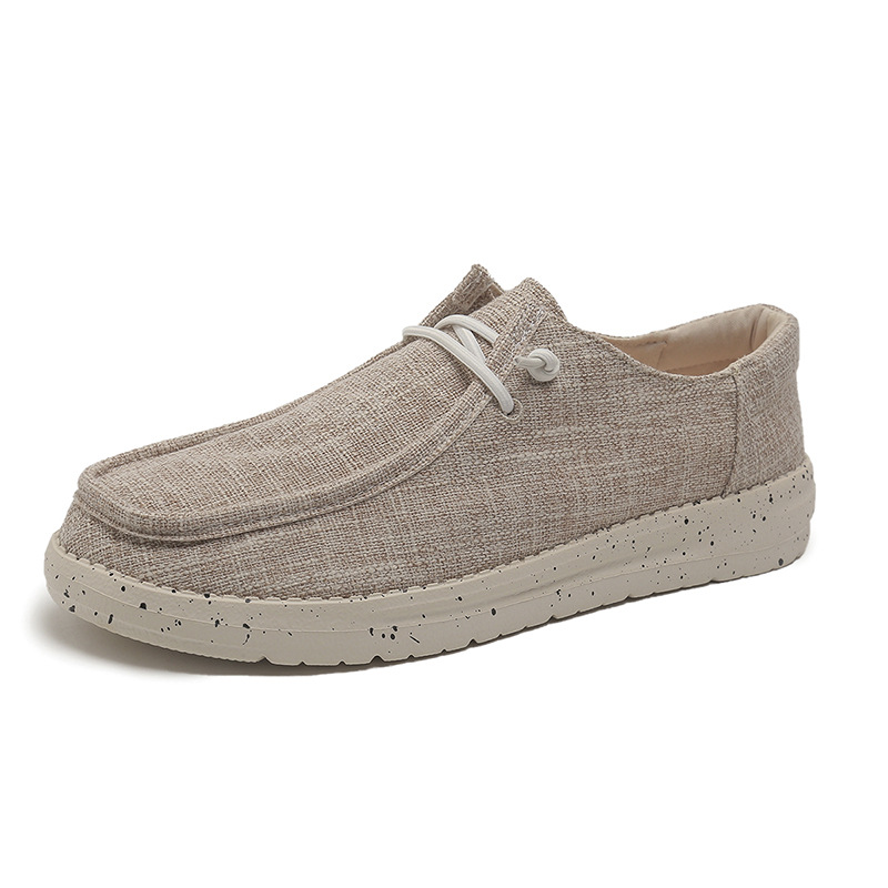 Cross-border Xiyin Best-selling Large-size Canvas Casual Shoes For Men, Canvas Men Loafers_vogvips.com