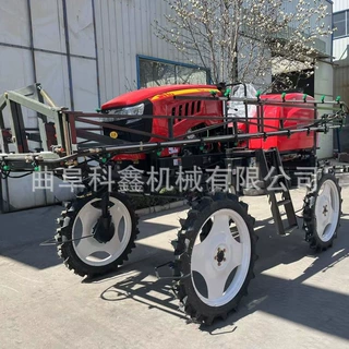 自走式四轮喷杆打药机 满足各种高度农作物喷药的机器 高架喷药车