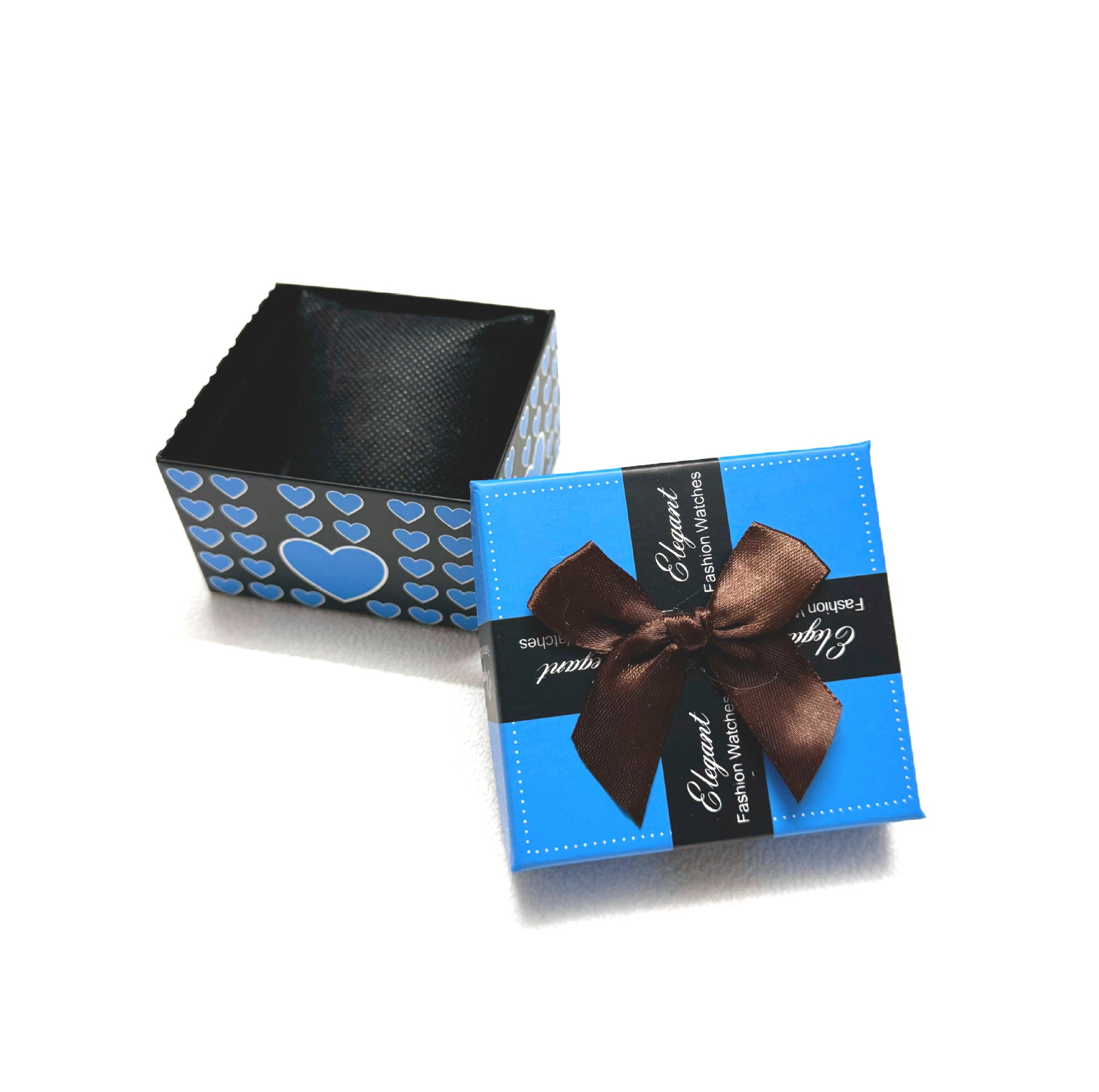 Caja pequeña blanca en forma de corazón de 9*9*6CM, caja para reloj, caja para reloj y pulsera de pareja, caja de regalo, caja para joyería.