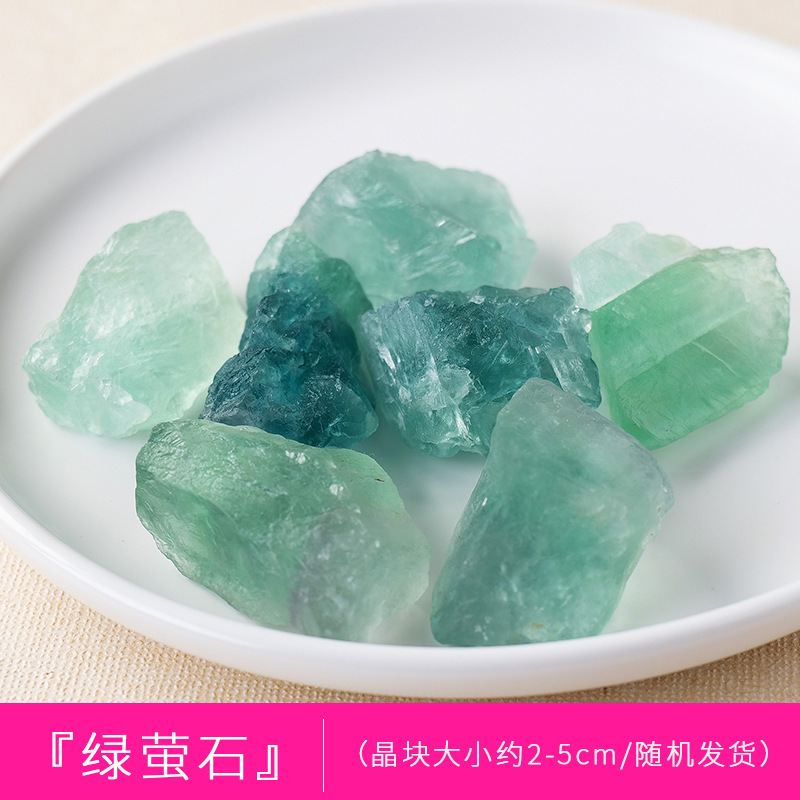 3 - 5cm / 100g de fluorita verde
