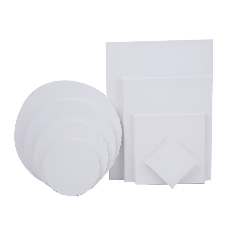 Marco de pintura al óleo al por mayor Marco de pintura al óleo de algodón puro Marco de lona cuadrado/redondo Pintura de textura acrílica especial para estudiantes de arte